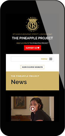 Tigerpink Design - The Pineapple Project - iPhone